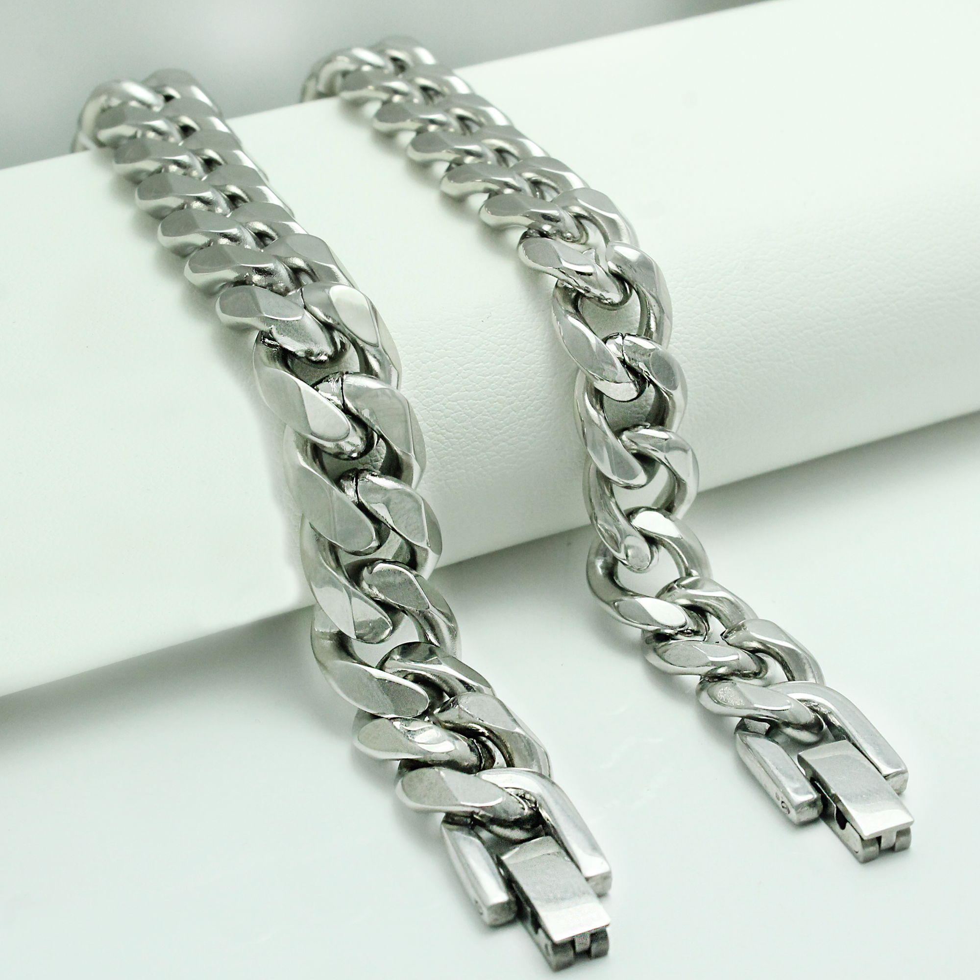 Stainless Steel Cuban Link Bracelet